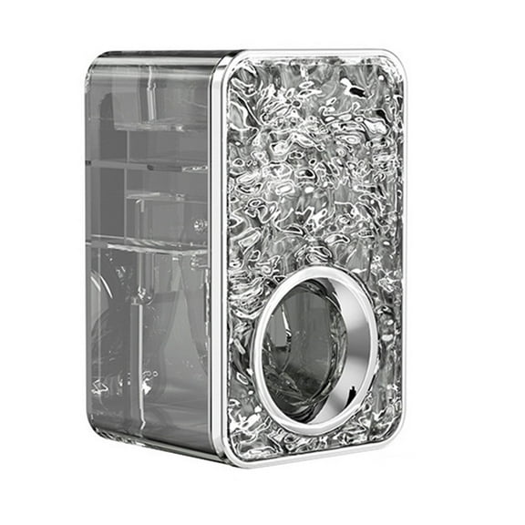 Toothpaste Dispenser Wall Mount Dispenser Extruder Automatic Toothpaste Holder Gray