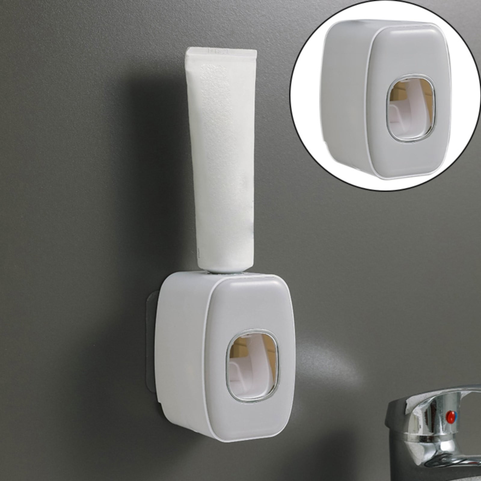 Toothpaste Dispenser Wall Mounted For Bathroom Automatic Toothpaste ...