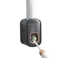 thumbnail image 1 of Toothpaste Dispenser Wall Mounted for Bathroom Automatic Toothpaste Squeezerblack, 1 of 6