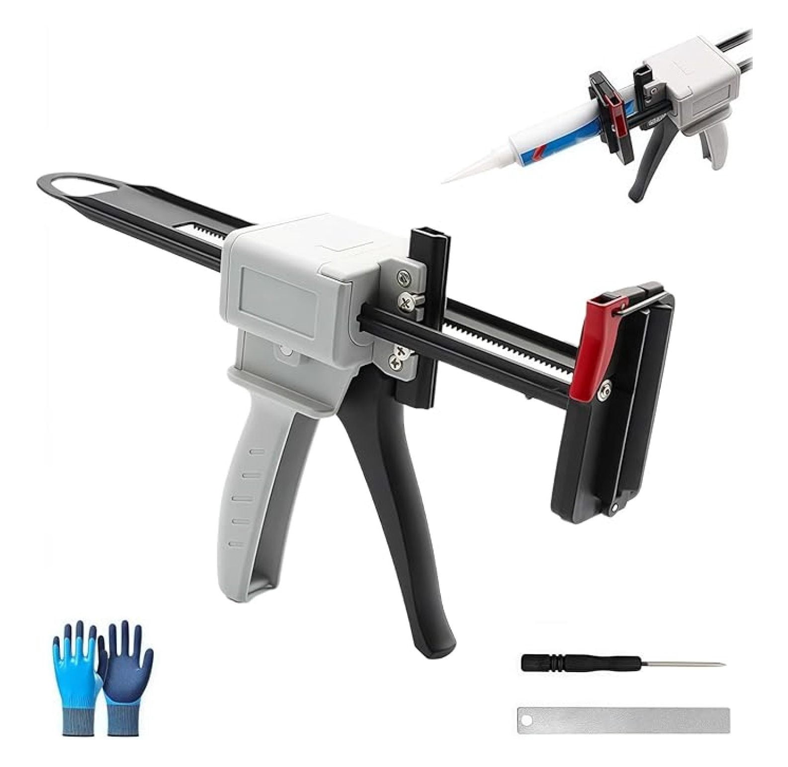 Toothpaste Gun Par Toothpaste Gun, Tube Squeezing Machine Dispenser, 704 Universal Glue ...