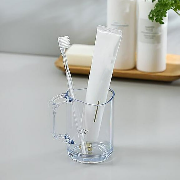 Toothpaste Mug, Couples Brushing Cup, Ceramic, Spill-Proof, Travel Ready, Modern Design, For Shared Bathroom, Daily Hygiene Essentials, Household Wash Cup Sopatenor