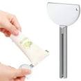 thumbnail image 1 of Toothpaste Squeezer, 1 Pack Metal Tube Squeezer Key Stainless Steel Toothpaste Roller Tube Wringer,Toothpaste Squeezer Tube Wringers for Toothpaste Paint Cosmetic Cream Dye Home Use,semi-arc shape, 1 of 4