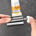 thumbnail image 1 of Toothpaste Squeezer, Heavy Duty Metal Tube Squeezer, Toothpaste Squeezer Rollers, Stainless Steel Tube Wringer, Toothpaste seat Holder Stand, 1 Pcs, 3.15x1.26x3.15", 1 of 5