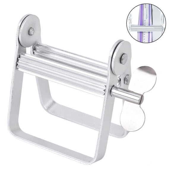 Toothpaste Squeezer, Metal Toothpaste Tube Squeezer Paint Tube Wringer for Artist, Hair Salon, Painter
