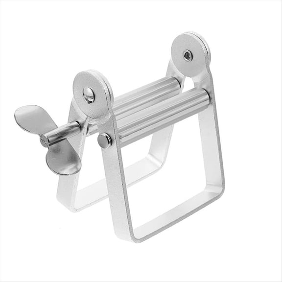 Toothpaste Squeezer, Metal Tube Roller, Rotating Toothpaste Dispenser, Tube Squeezer, Stainless Steel Squeezer A