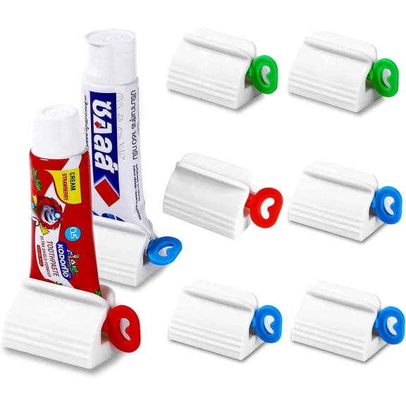 Toothpaste Squeezer, Set of 3 Rolling Toothpaste Squeezer, Dispenser, Simple and Practical, Kids Friendly