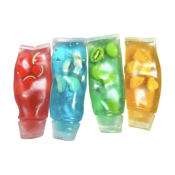 Toothpaste Squishies Toy , Clear Slow Rise Soft Toothpaste Squeeze Fidget Toy , Anxiety Relief Stress Ball for Teens & Adults,1 Pack Random