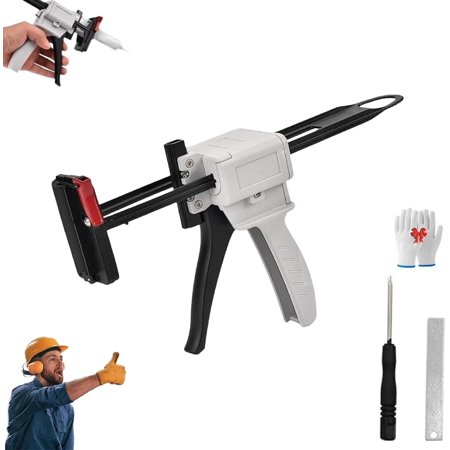 Toothpaste Tube Glue Gun, Adjustable Multi-purpose Dispenser for Sealant and Repair Tool Applications, 2025 New Manual Silicone Glue Gun Extruder for Cream Adhesive