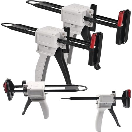 Toothpaste Tube Glue Gun,Tube Squeezing Machine Dispenser Glue Gun,Aluminum Tube Squeezer Extruder Hose Applicator 704 Universal Manual Glue Gun Extruder (2pcs)