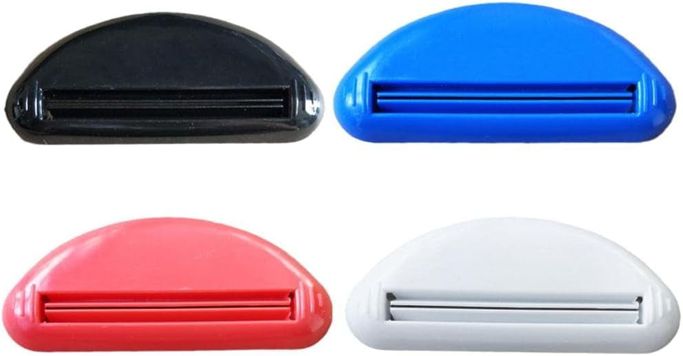 Toothpaste Tube Squeezer Dispenser,Toothpaste Rollers Clips for Bathroom,Plastic Tube Squeezer Holder Toothpaste Clips for Saving Toothpaste