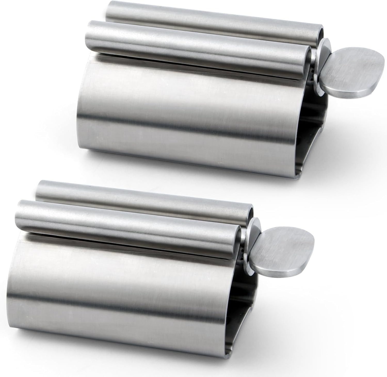 Toothpaste Tube Squeezer, Set of 2 Toothpaste Squeezer Rollers, Metal ...