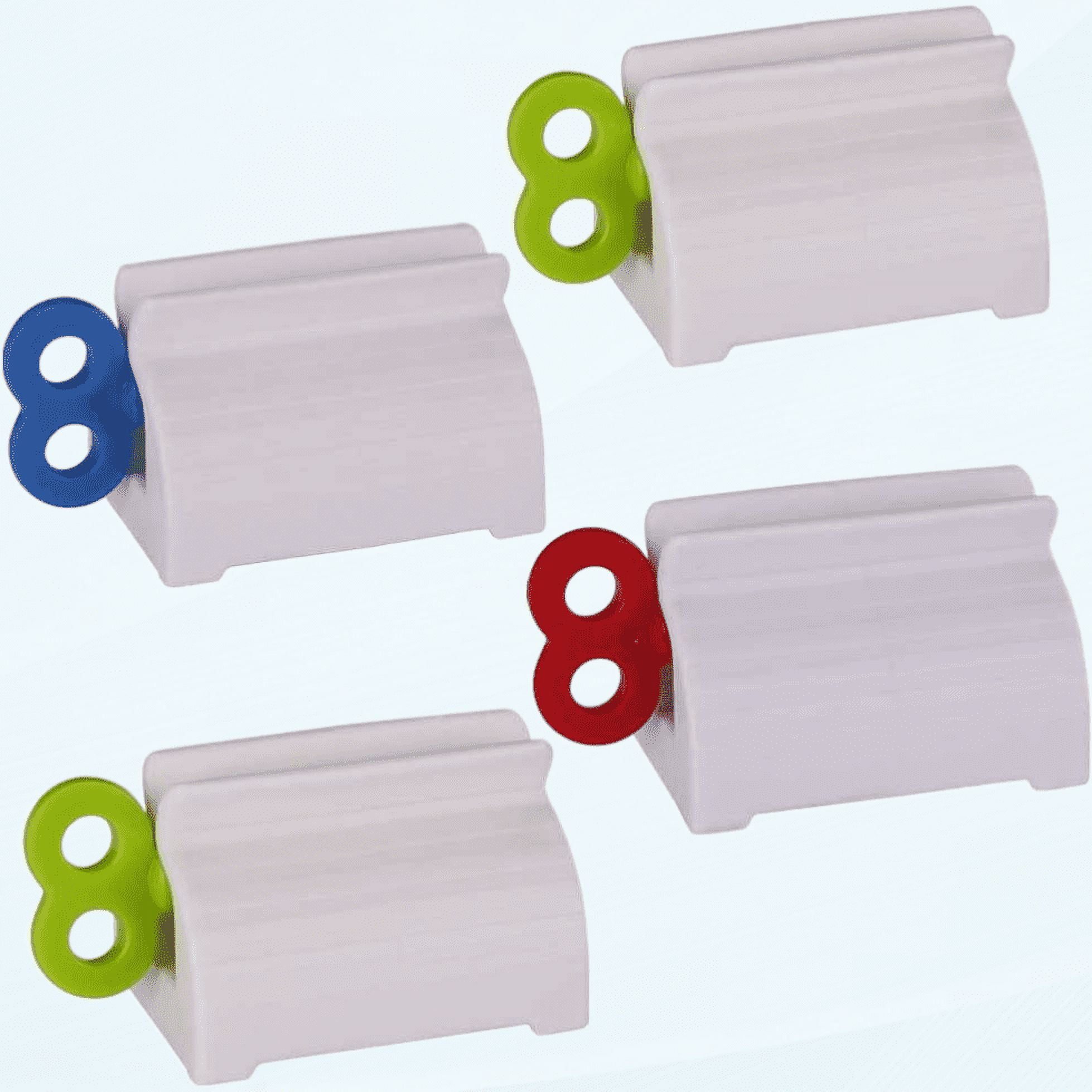 Toothpaste Tube Squeezers Toothpaste Roller - Manual Toothpaste Tube Roller Squeezer Tool, Toothbrush Squeezers, Toothpaste Clip Holder Stand Winder (Multi-Colored)