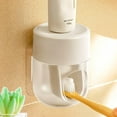 thumbnail image 1 of Toothpaste dispenser, wall mounted toothpaste squeezer, bathroom toothpaste dispenser, white, 1 of 6