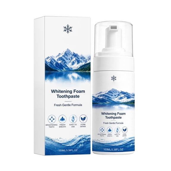 Toothpaste in a Pump Bottle for Everyday Oral Care, Surface-Stain Cleansing and a Fresh Mouth Feel, 1 Pack, 3.4 fl oz