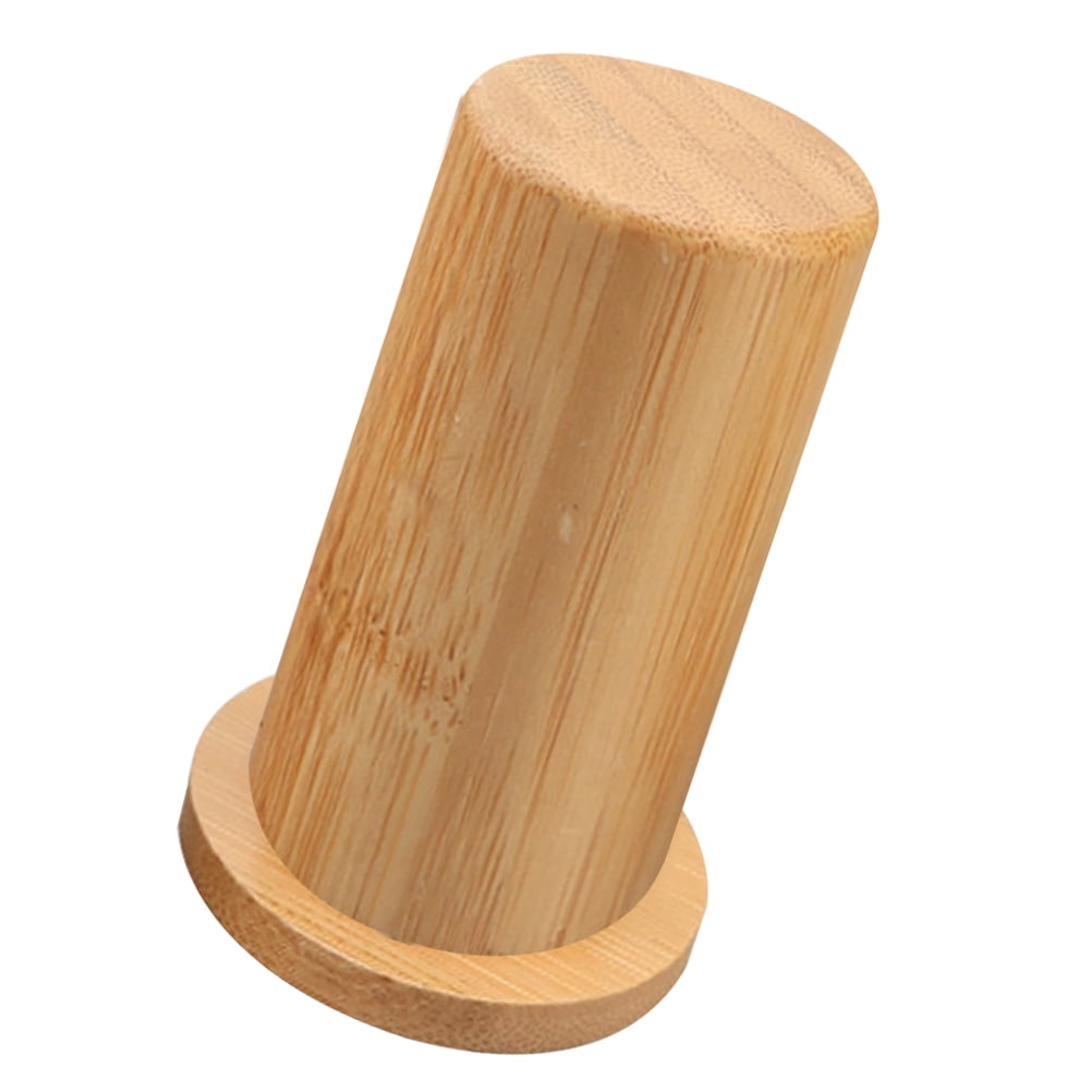 Toothpick Bottle Bucket Toothpicks Holder Stand Pocket Wooden Jar