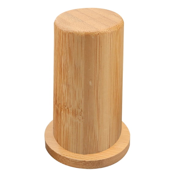 Toothpick Bottle Bucket Wooden Jar Toothpicks Cocktail Dispenser Holder Automatic Stand Storage Bamboo