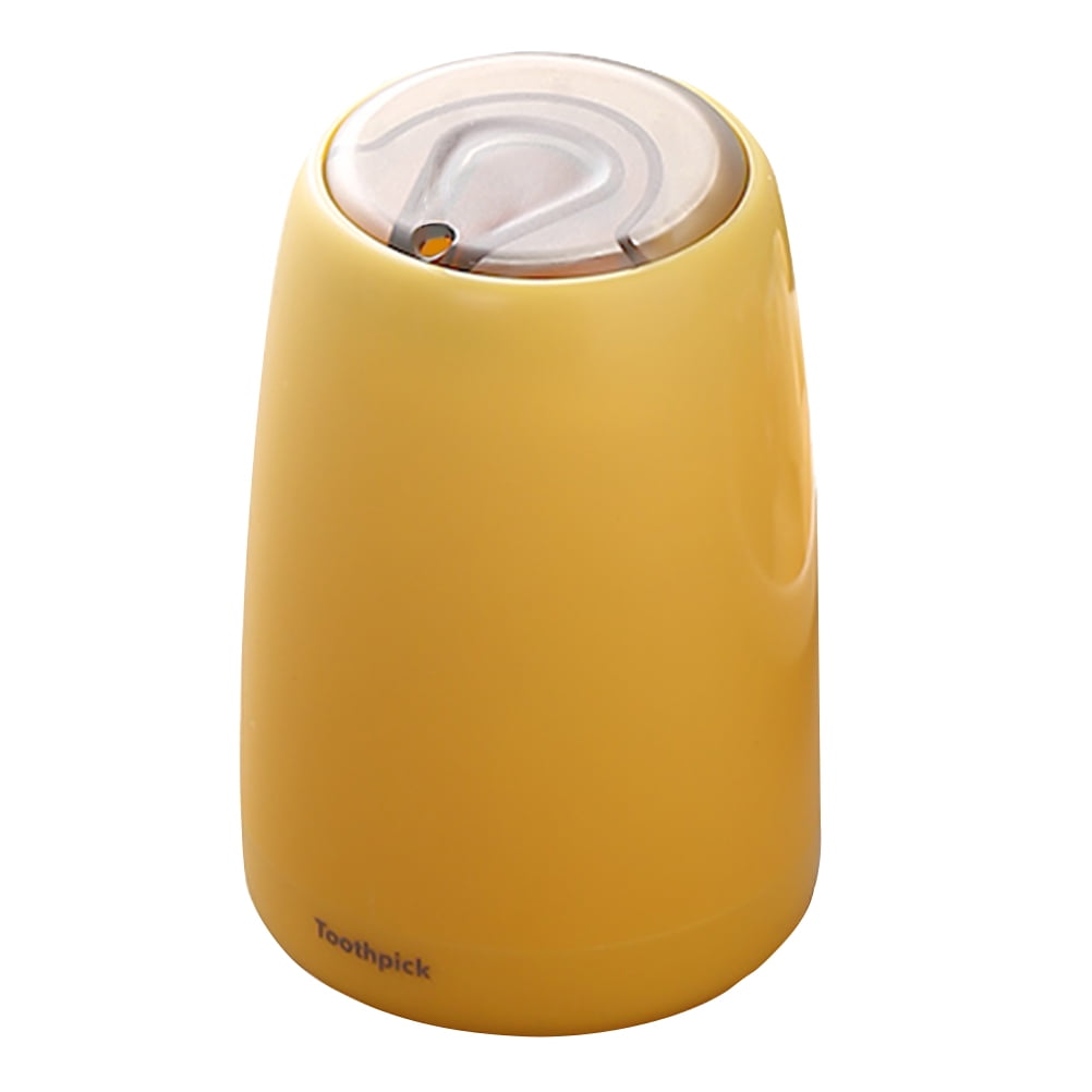 Toothpick Cotton Box Holder Swab Storage Wood Makeup Cases Jar Swabs