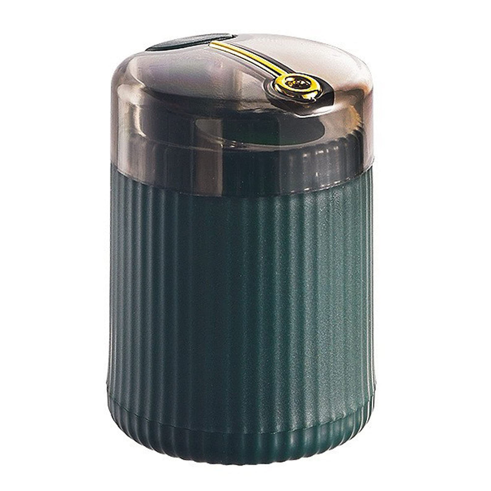 Toothpick Dispenser Automatic, Hand Press Plastic Toothpick Holder Box