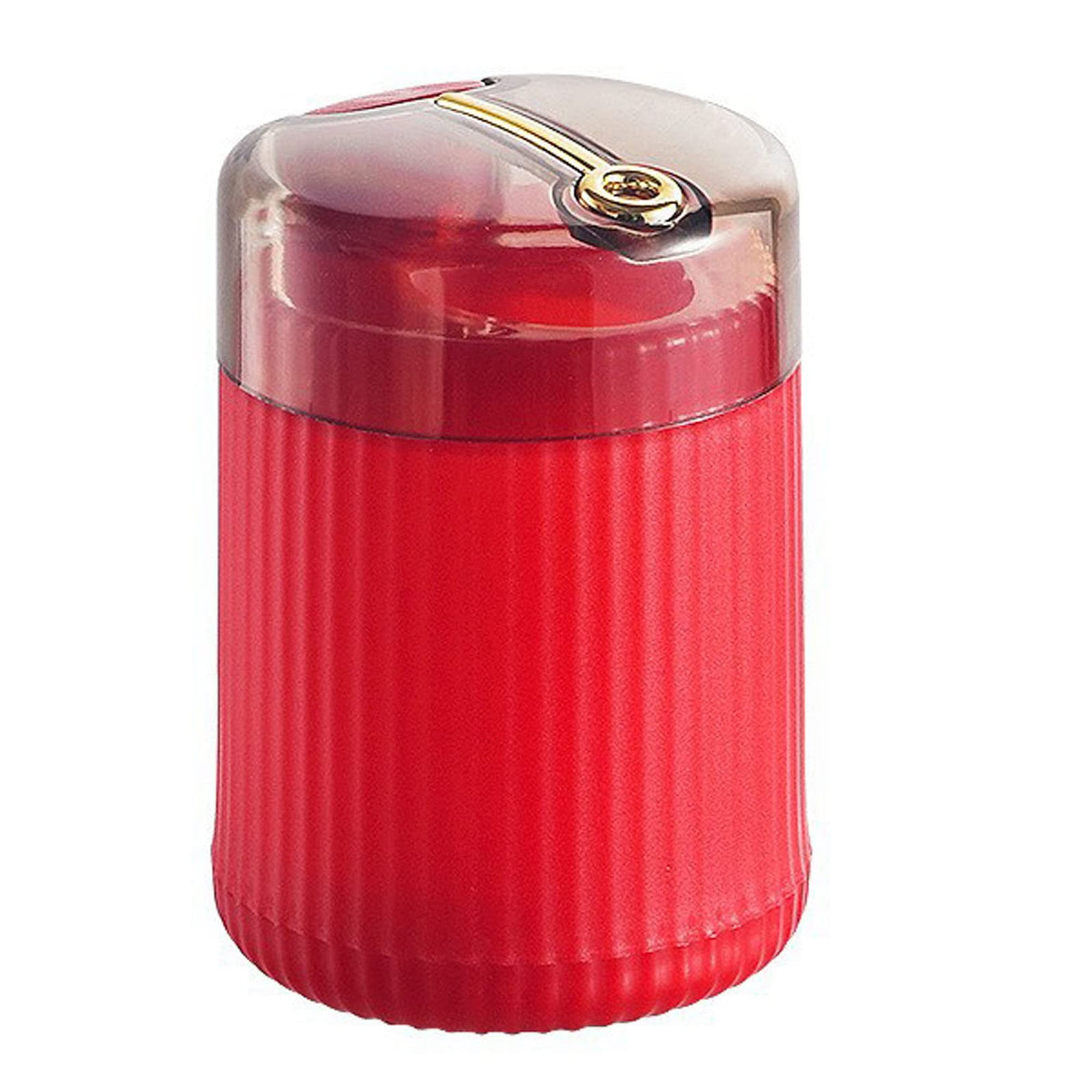 Toothpick Dispenser Automatic, Hand Press Plastic Toothpick Holder Box