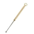 thumbnail image 1 of Toothpick/Ear-pick, Portable Reusable Titanium Alloy Ear-pick Ear Spoon Toothpick, with Waterproof Brass Case, for Backpacks Camping Hiking Travel, 1 of 7