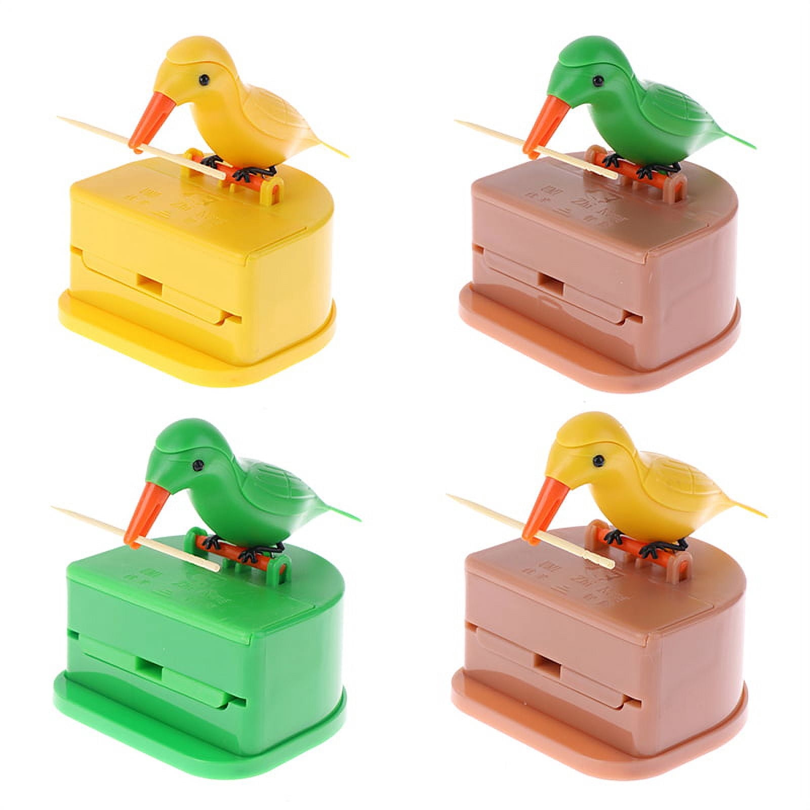 Toothpick Holder Dispenser Bird Table Decoration Toothpick Box ...