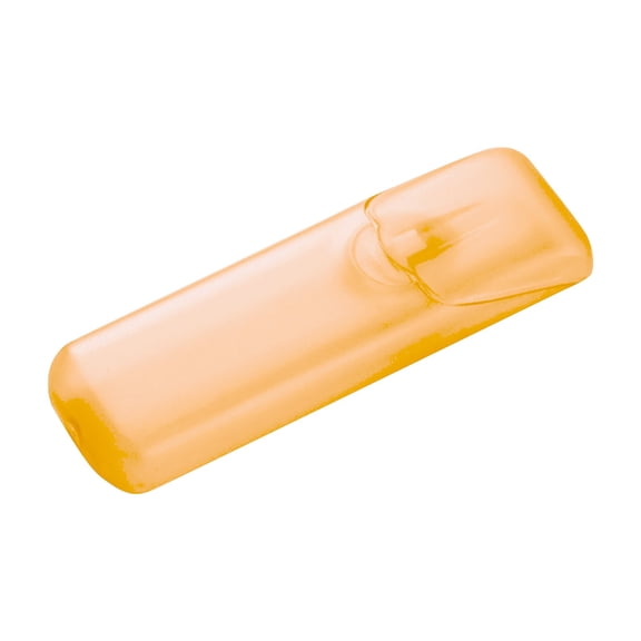 Toothpick Holder with Lid, Portable Mini Storage Box, Compact Case for Floss Picks, Kitchen Dining Travel Yellow