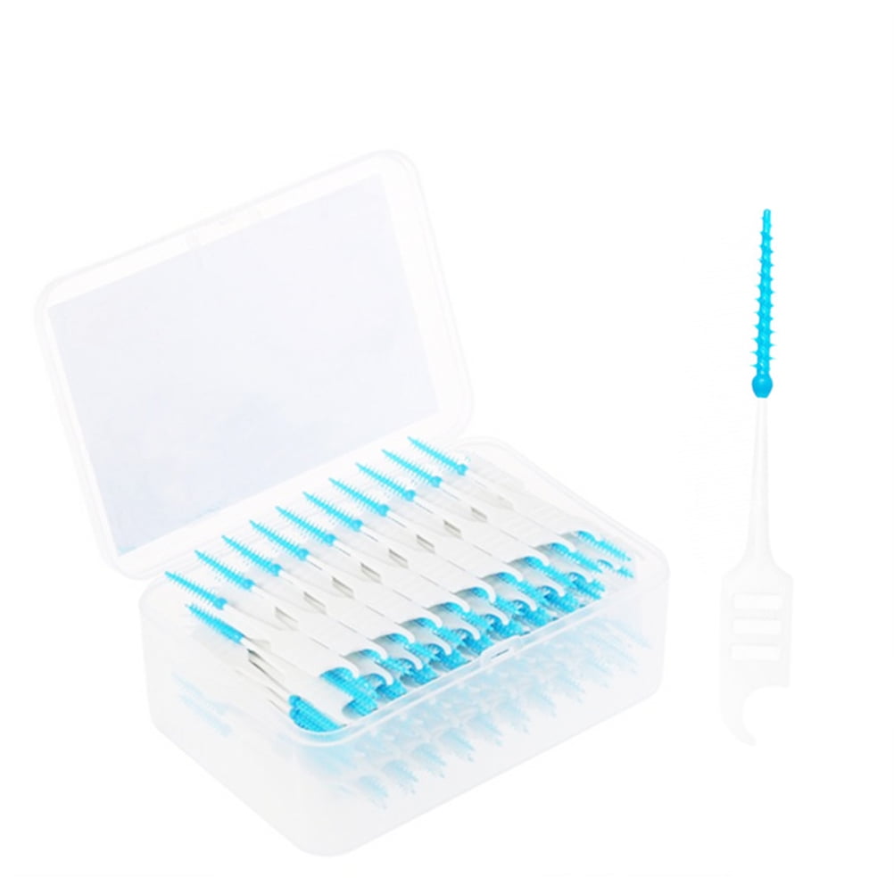 Toothpick Individually Wrapped Floss Picks Plastic Orthodontic Flossers