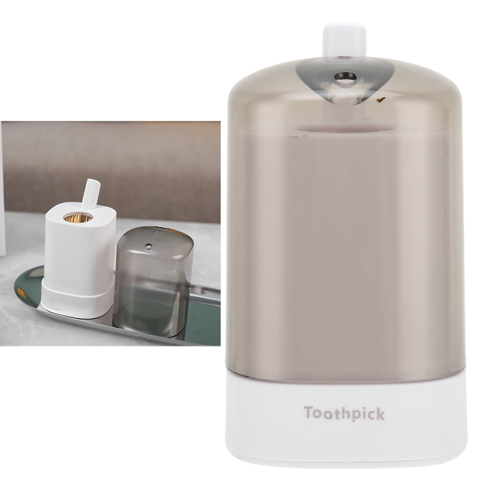 Toothpicks Container, Toothpicks Dispenser Large Capacity For Restaurant For Kitchen