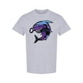 thumbnail image 1 of Toothy Great White Shark Fishing T-Shirt Men -Image by Shutterstock, Male Large, 1 of 2