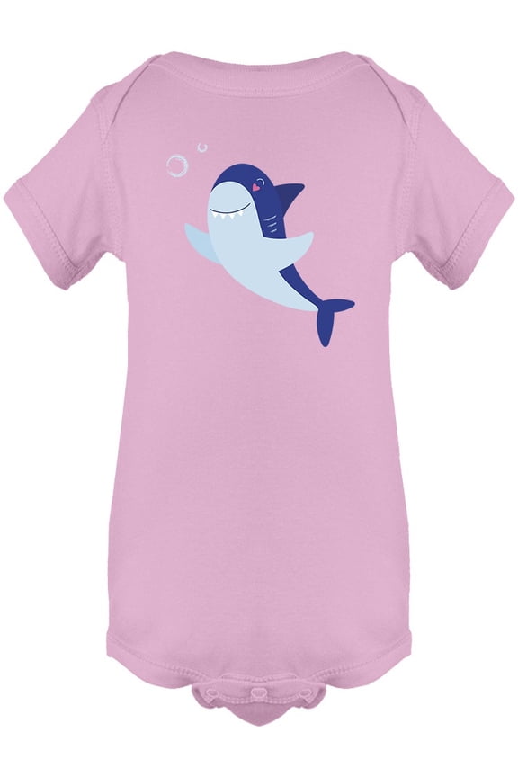Toothy Shark Design Bodysuit Infant -Image by Shutterstock, Newborn