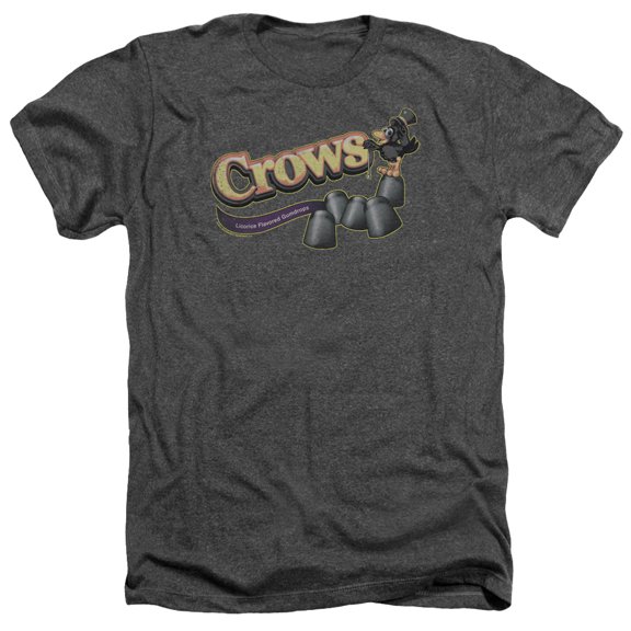 Tootise Roll - Crows - Heather Short Sleeve Shirt - Large