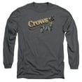 thumbnail image 1 of Tootise Roll Crows Long Sleeve Adult 18/1 T-Shirt Charcoal, 1 of 1