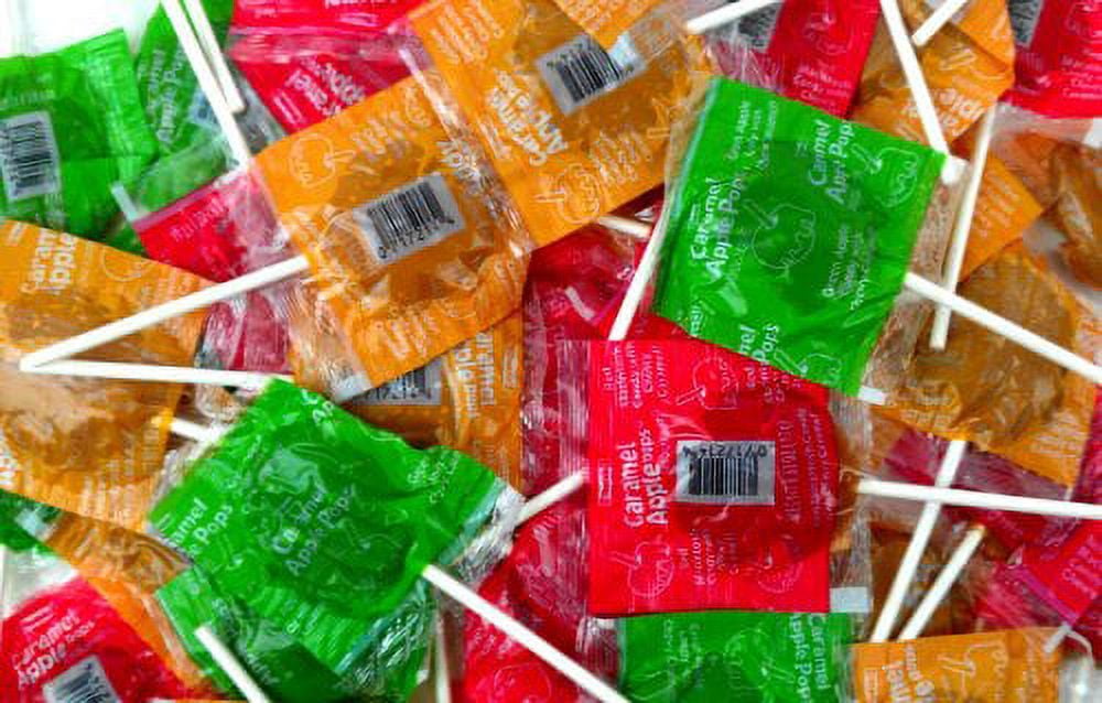 Tootsie Caramel Apple Pops Assorted Orchard Flavors, 5lbs Bulk