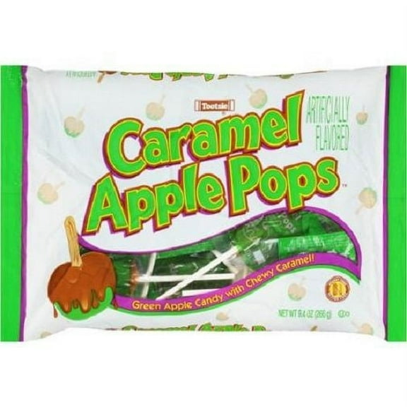 Tootsie Caramel Apple Pops Candies, 9.4 Oz.