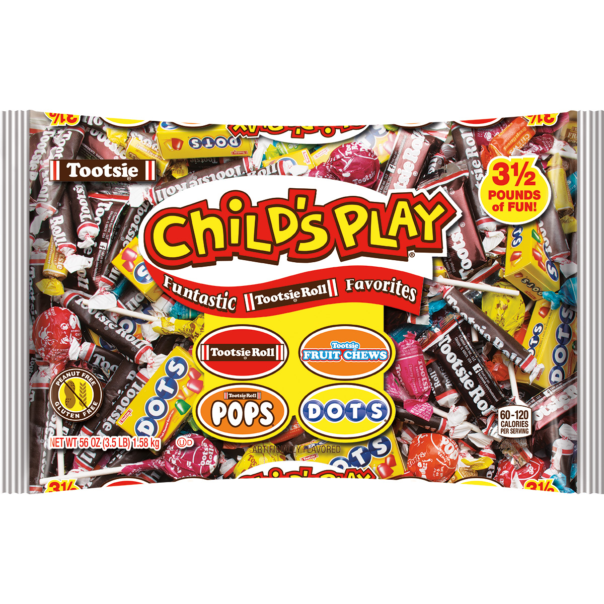 Tootsie Child's Play Variety Candies Pack, 3.5 Ib - image 1 of 10
