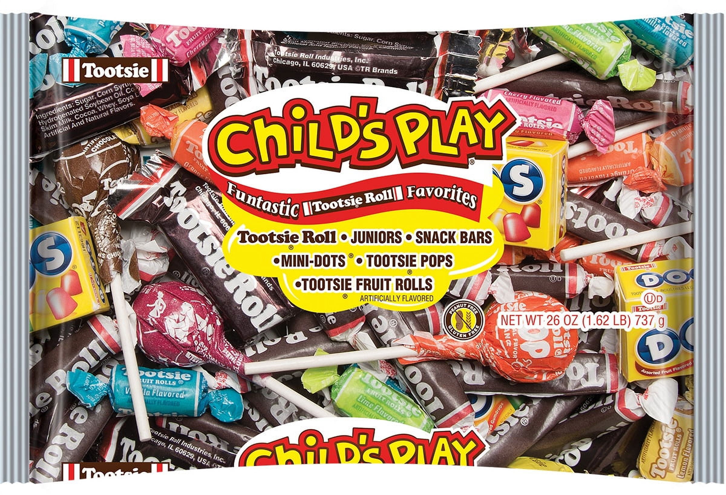 Tootsie Child's Play Fun Bulk Candy Variety Pack, 26 oz for Kids -  Walmart.com, image size:2400x1636