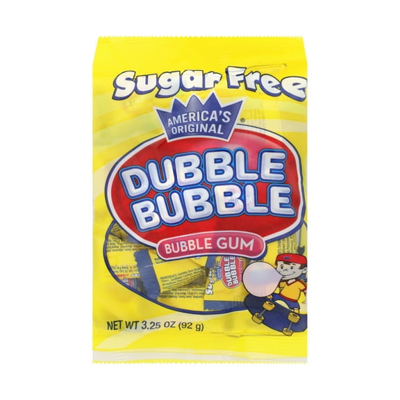 Tootsie Dubble Bubble Sugar-Free Bubble Gum, 3.25 oz.
