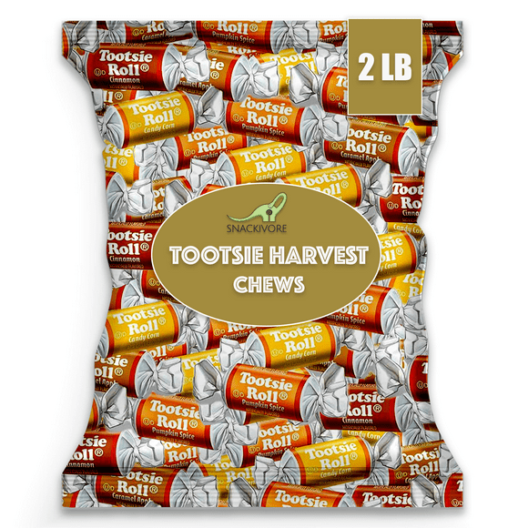 Tootsie Harvest Chews Midgees 2lb Bag