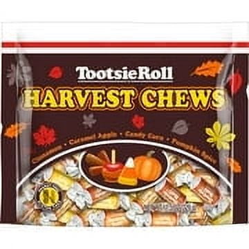 Tootsie Harvest Chews Individually Wrapped Gluten-Free Peanut Free 11.5 Oz 1-Pack