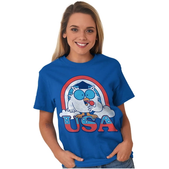 Tootsie Mr Owl American Patriot USA Men's Graphic T Shirt Tees Brisco Brands M