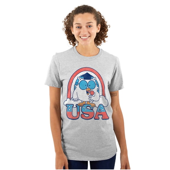Tootsie Mr Owl American Patriot USA Men's Graphic T Shirt Tees Brisco Brands M