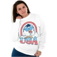 thumbnail image 1 of Tootsie Mr Owl American Patriot USA Sweatshirt for Men or Women Brisco Brands L, 1 of 6