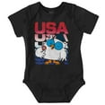 thumbnail image 1 of Tootsie Mr Owl Patriotic USA America Romper Boys or Girls Infant Baby Brisco Brands 12M, 1 of 6