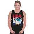 thumbnail image 1 of Tootsie Mr Owl Patriotic USA America Tank Top T Shirts Men Women Brisco Brands X, 1 of 6
