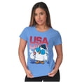 thumbnail image 1 of Tootsie Mr Owl Patriotic USA America Women's T Shirt Ladies Tee Brisco Brands M, 1 of 6