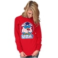 thumbnail image 1 of Tootsie Mr Owl USA American Patriot Long Sleeve TShirt Men Women Brisco Brands L, 1 of 6