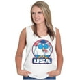 thumbnail image 1 of Tootsie Mr Owl USA American Patriot Tank Top T Shirts Men Women Brisco Brands X, 1 of 6