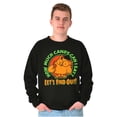 thumbnail image 1 of Tootsie Owl Halloween How Much Candy Sweatshirt for Men or Women Brisco Brands S, 1 of 6