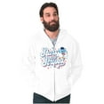thumbnail image 1 of Tootsie Owl USA Stars and Stripes Unisex Plus Size Zip Hoodie Brisco Brands 2X, 1 of 5