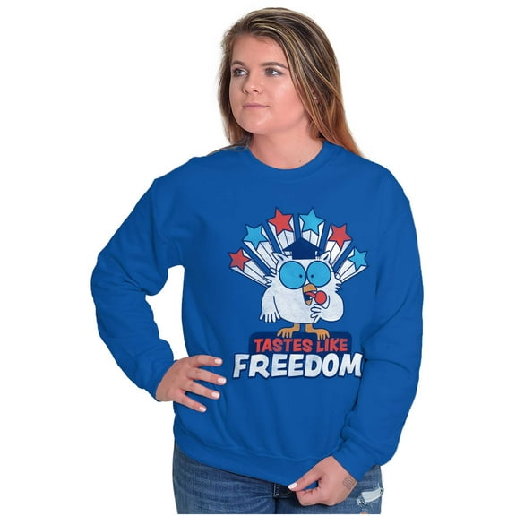Tootsie Owl USA Tastes Like Freedom Sweatshirt for Men or Women Brisco Brands L
